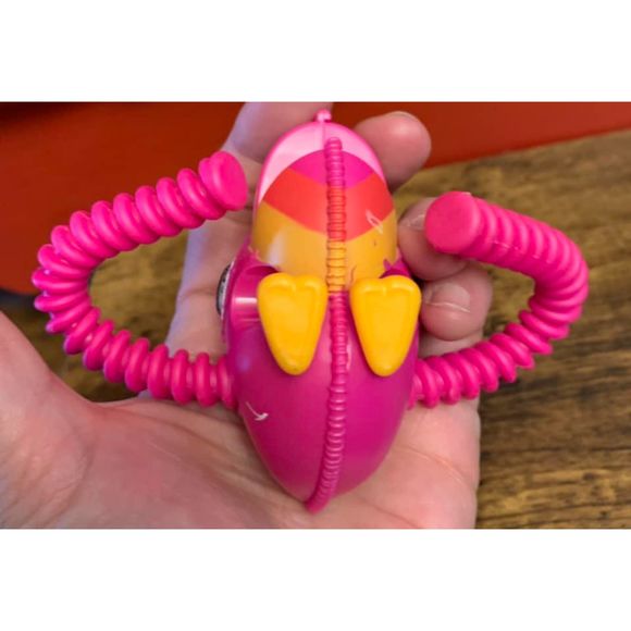 Lalaloopsy Toucan Pet from April Sunsplash PET ONLY Bendy Arms Hot Pink Bird EUC - Picture 2 of 4